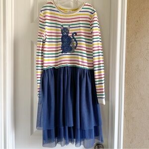 {Mini Boden} Cat Sequin Tulle Dress